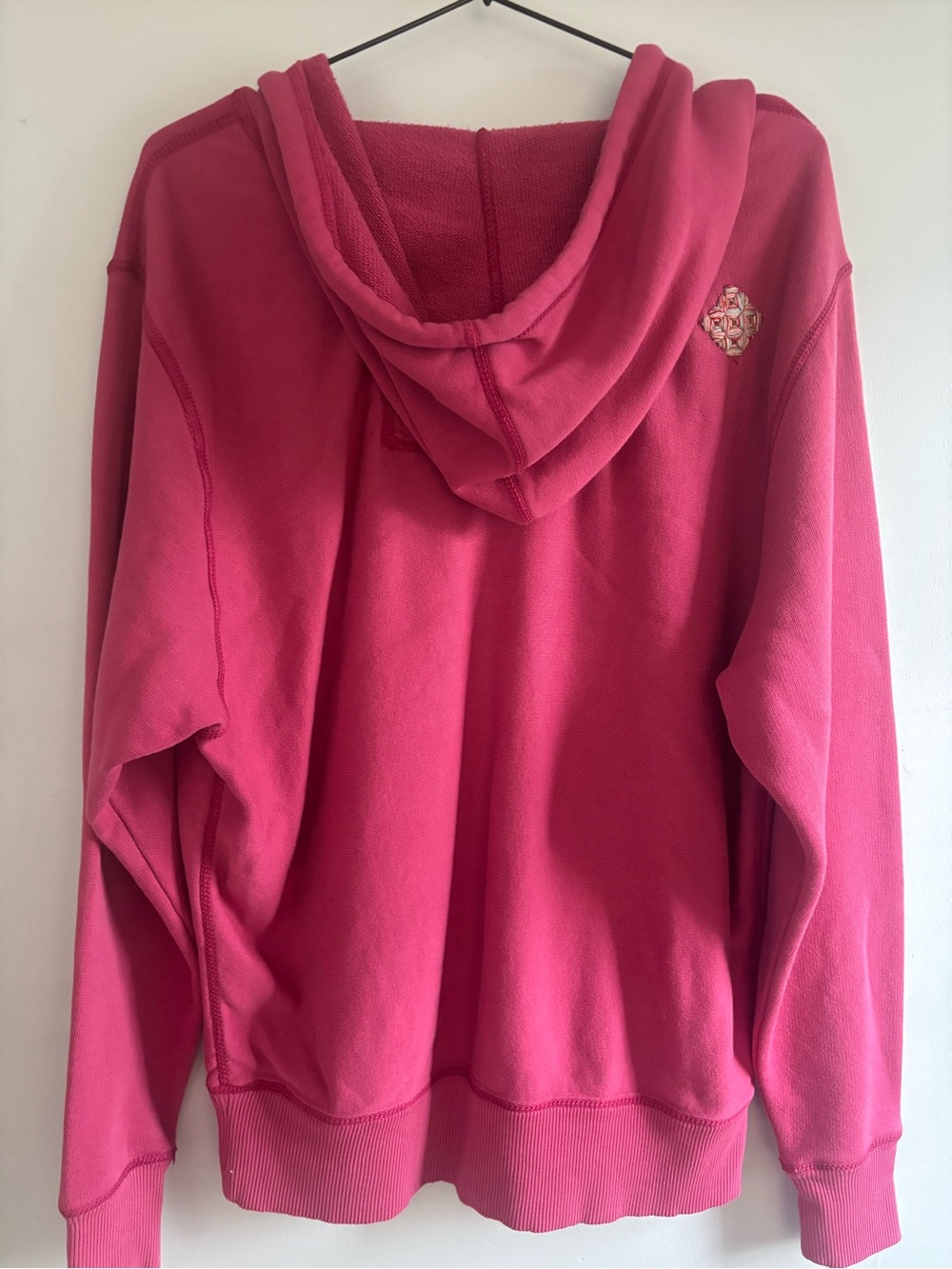 Women's Raspberry Hooded Sweatshirt - Picture 6 of 6
